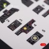 KELIK K48013 F-82 (F,G) TWIN MUSTANG INTERIOR 3D DECALS FOR MODELSVIT KIT 1/48
